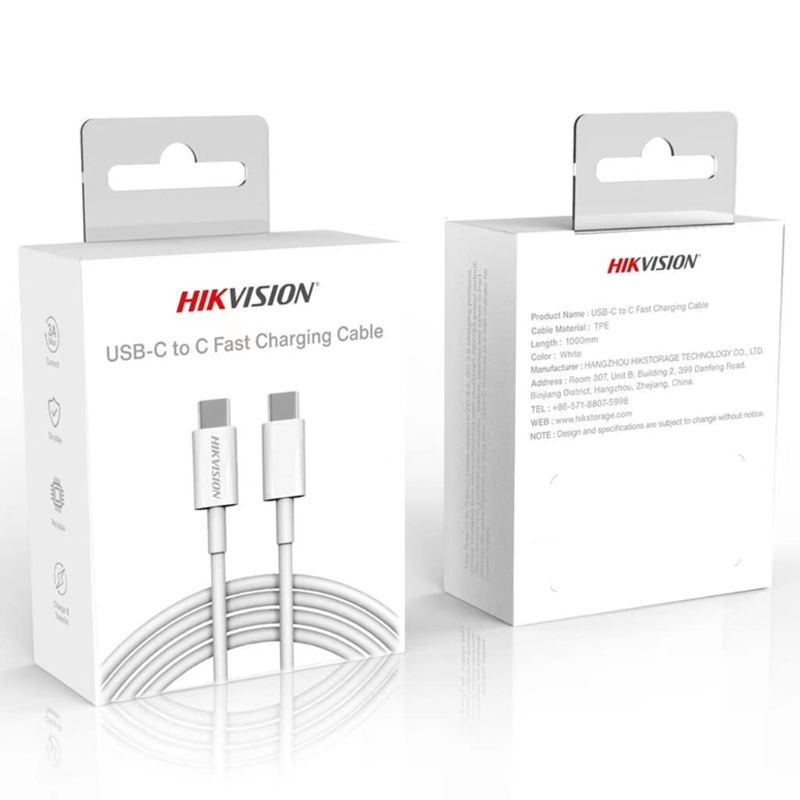 Hikvision Cable Type-C To Type-C 60W Fast Charging