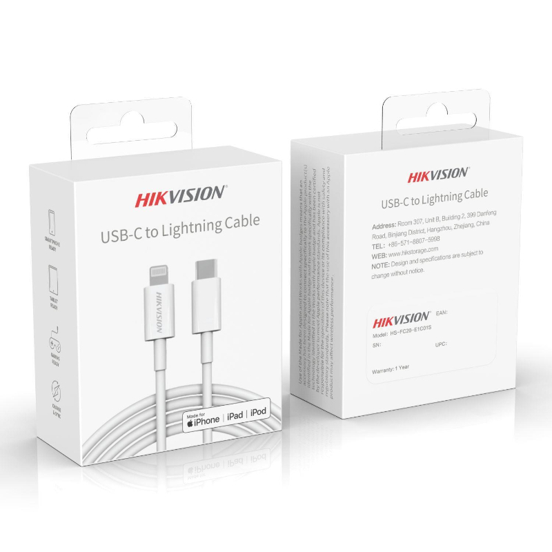 Hikvision Cable USB-C To Lightning Fast Charging Cable 1m 60W