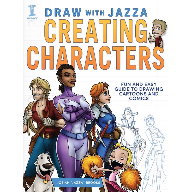 ارسم مع جازا - تكوين الشخصيات: دليل ممتع وسهل لرسم الكارتون والكوميكس