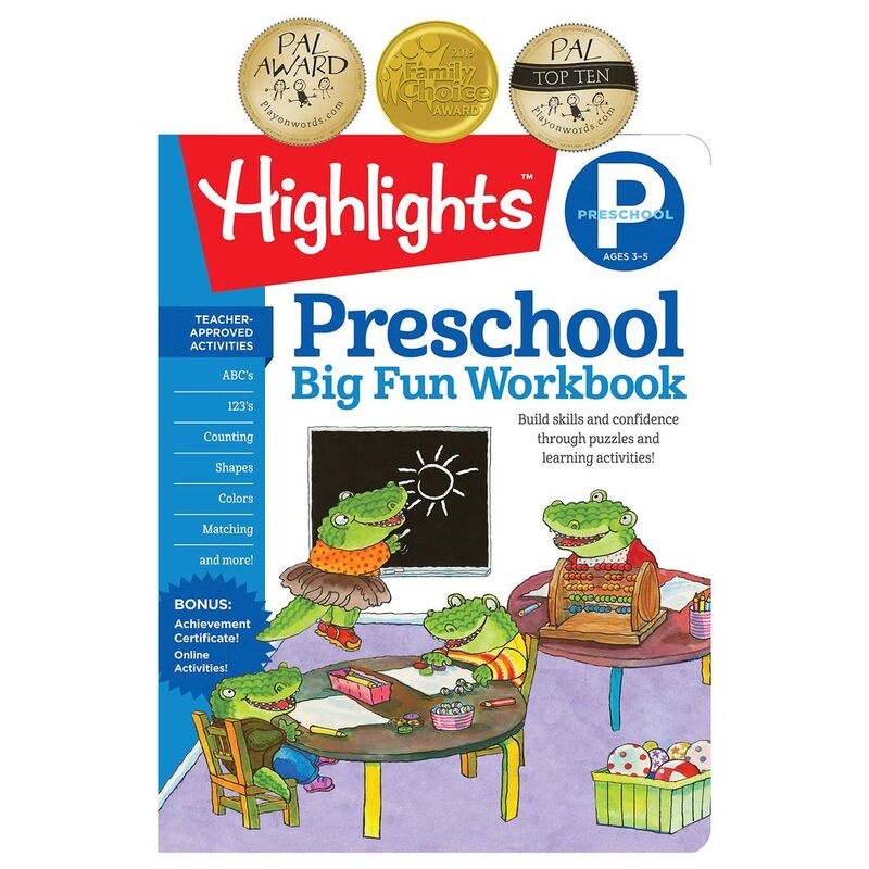 The Big Fun Preschool Activity Book - Build Skills and Confidence Through Puzzles and Early Learning