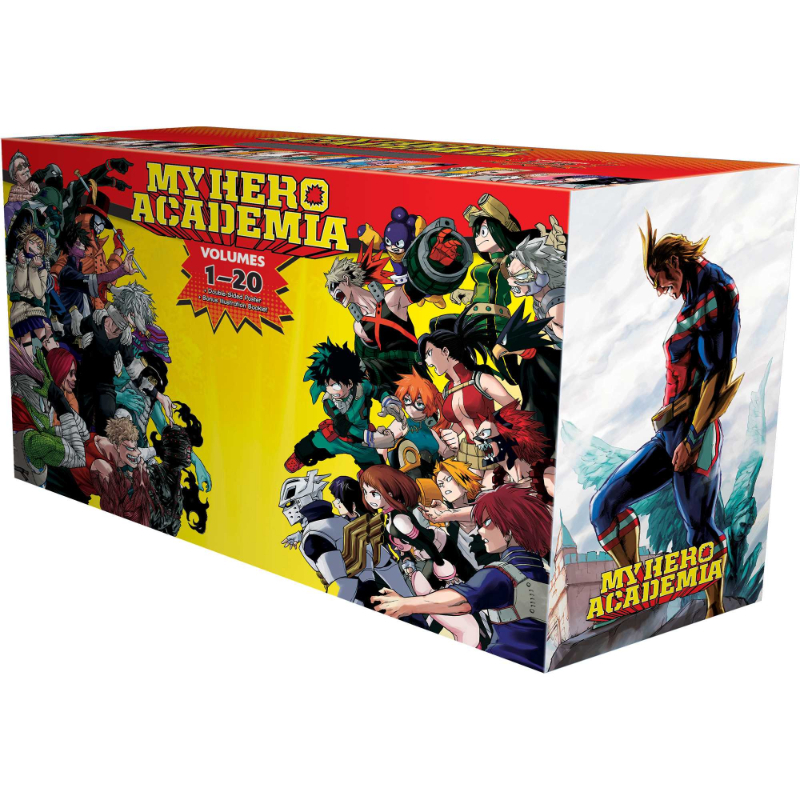 مجموعة My Hero Academia Box 1: تتضمن مجلدات من 1 إلى 20 مع قسط