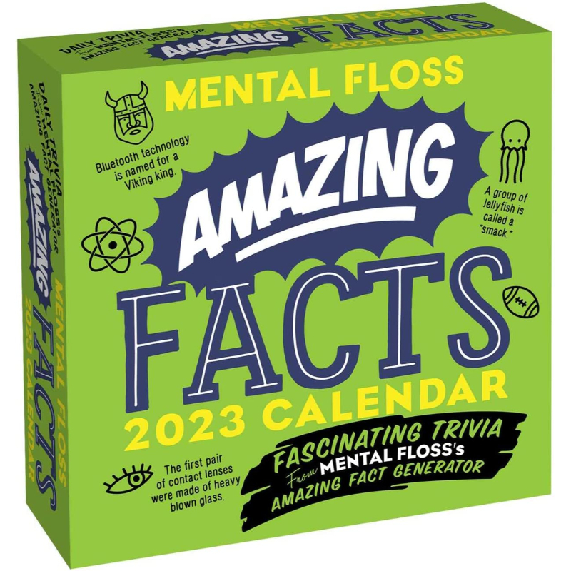 Amazing Facts From Mental Floss 2023 Day-To-Day Calendar