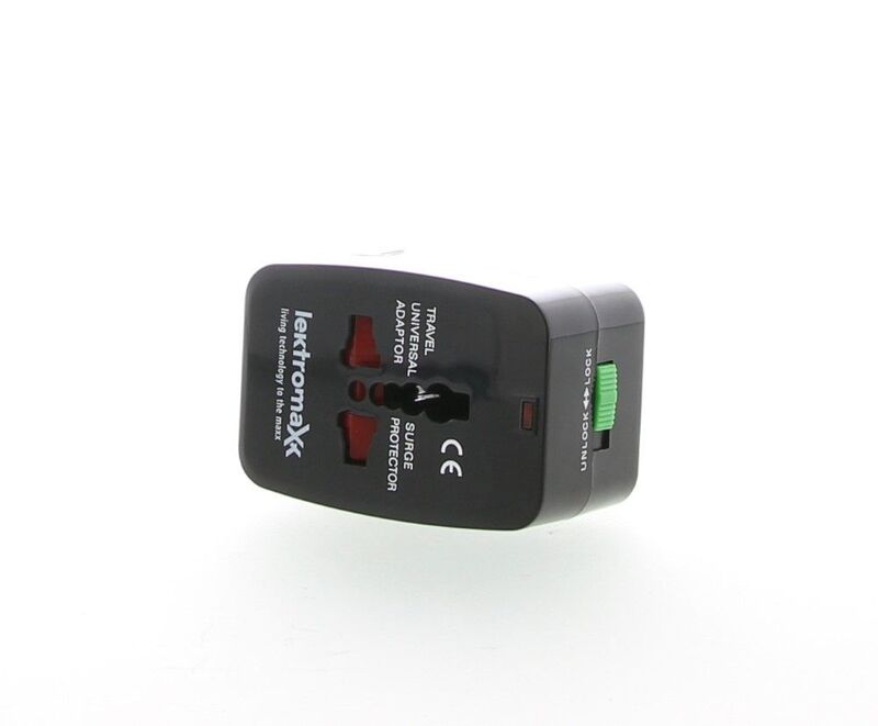 Mira Accessories Universal Travel Black Adapter