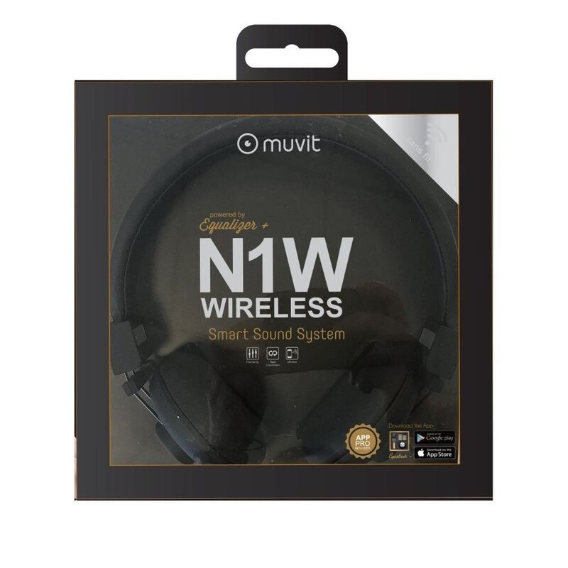 Muvit N1W Stereo Headphones Wireless Wit