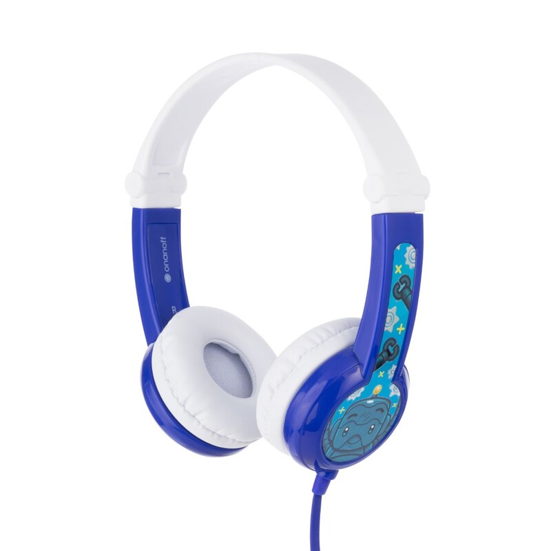 Buddyphones Connect On Ear Wired Headphones Blue