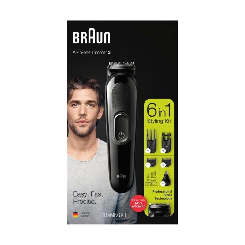 Braun All-In-One mgk3220 Beard Trimmer Black