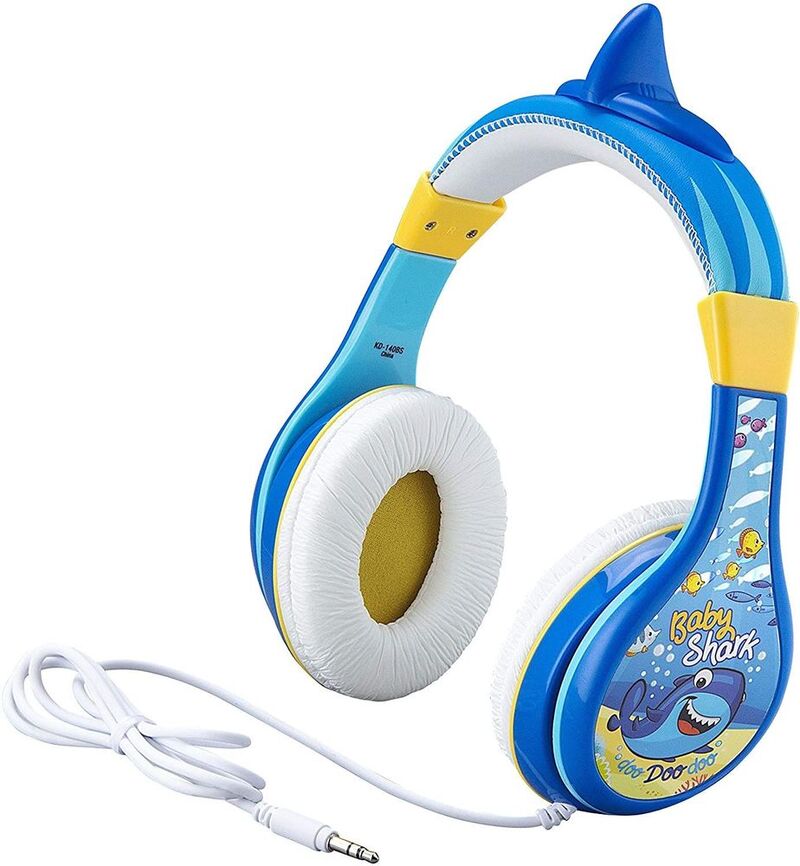 Kiddesign Moulded Youth Headphones Babyshark