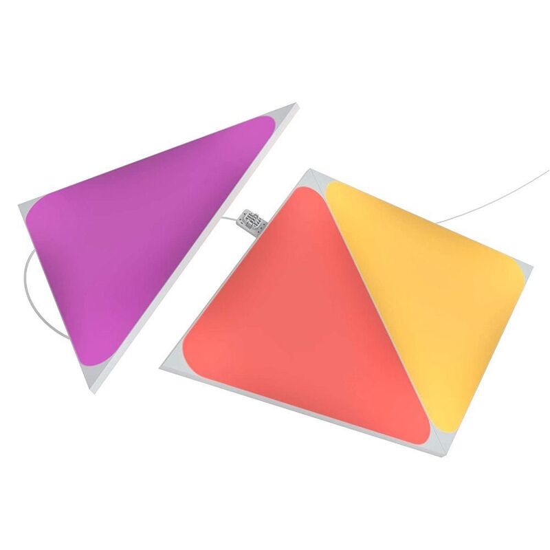 Nanoleaf Shapes Triangles White 3 Pack Epansion Global Panels Only