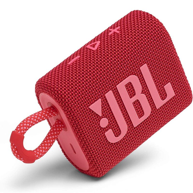 JBL Go3 Portable Bluetooth Speaker Red