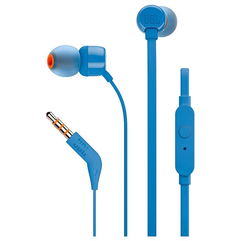 JBL In Ear Headphones Blue T110