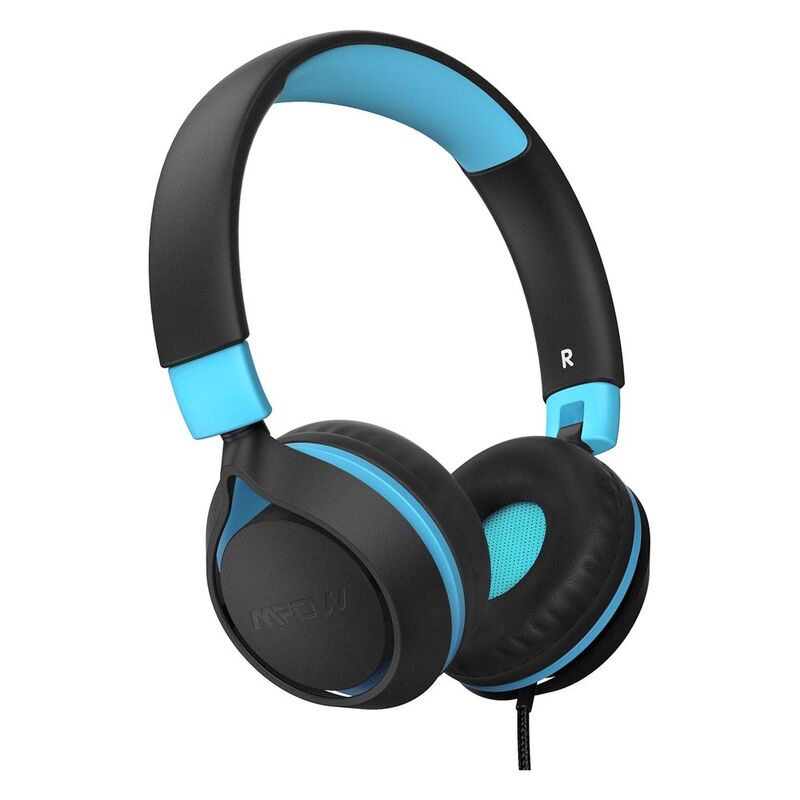 Mpow Che1 Kid'S Wired Headset Blue+Black