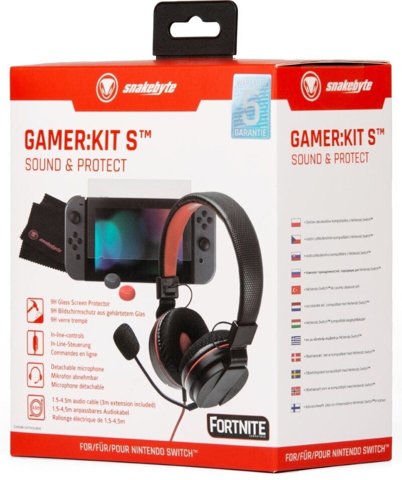 Snakebyte Nintendo Switch Gamer Kit Pro