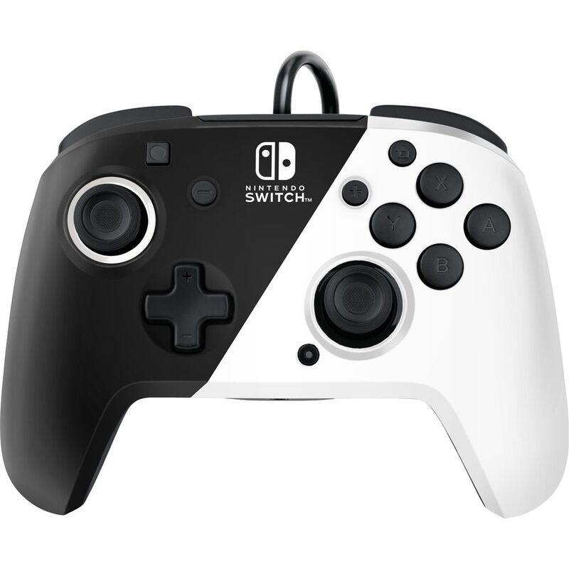 Switch - Faceoff - Controller - Deluxe+Audio - Black & White