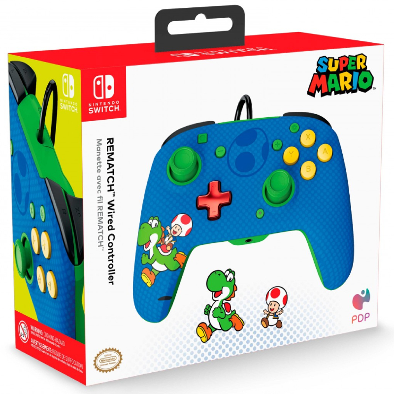 Pdp Switch - Remacth Wired Controller -Mario & Yoshi