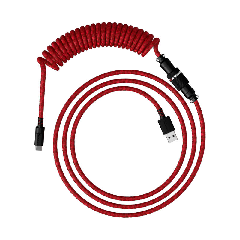 Hyperx Usb-C Coiled Cable Red Black