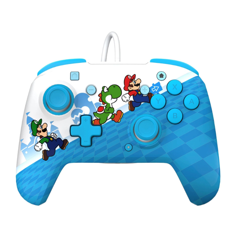 PDP Switch Remacth Wired Controller Mario Blue