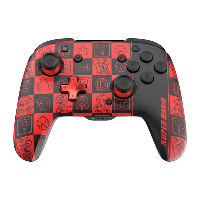 PDP Switch Rematch Wireless Controller Super Icons Glow In The Dark