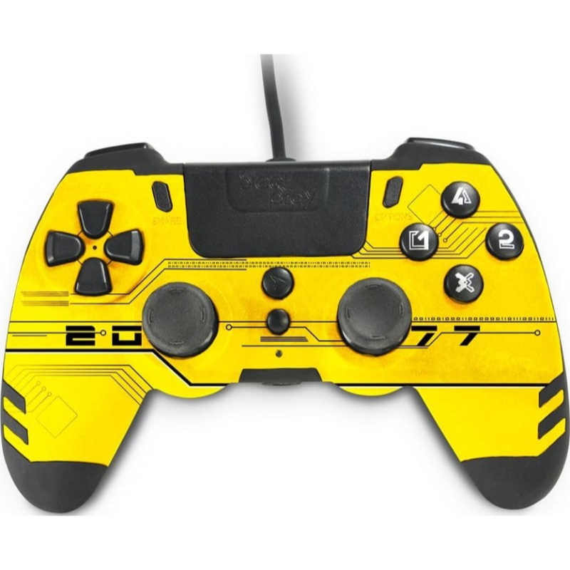 Steel Play Controller Metallic PlayStation 4 Yellow