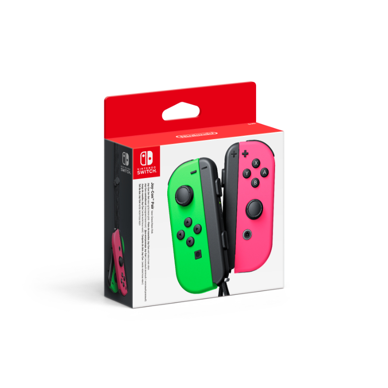 Joy-Con Pair Neon Green Neon Pink Nintendo Switch