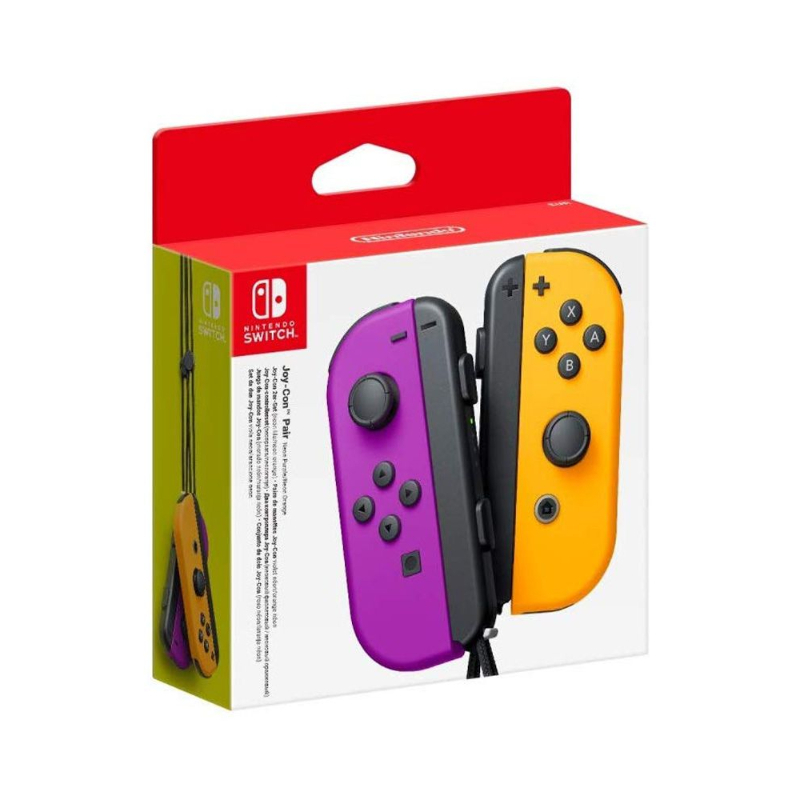 Joy-Con Pair Neon Purple Neon Orange Nintendo Switch