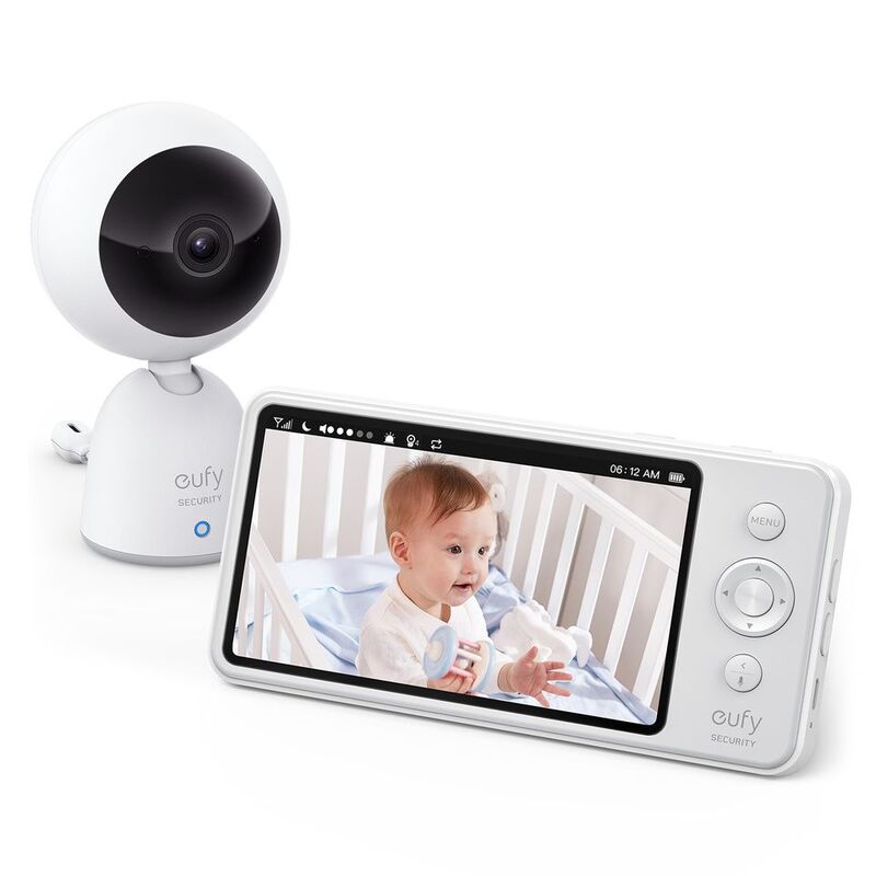 Eufy Security Baby Monitor 720P Card Baby Monitor (Non Pt) Gray
