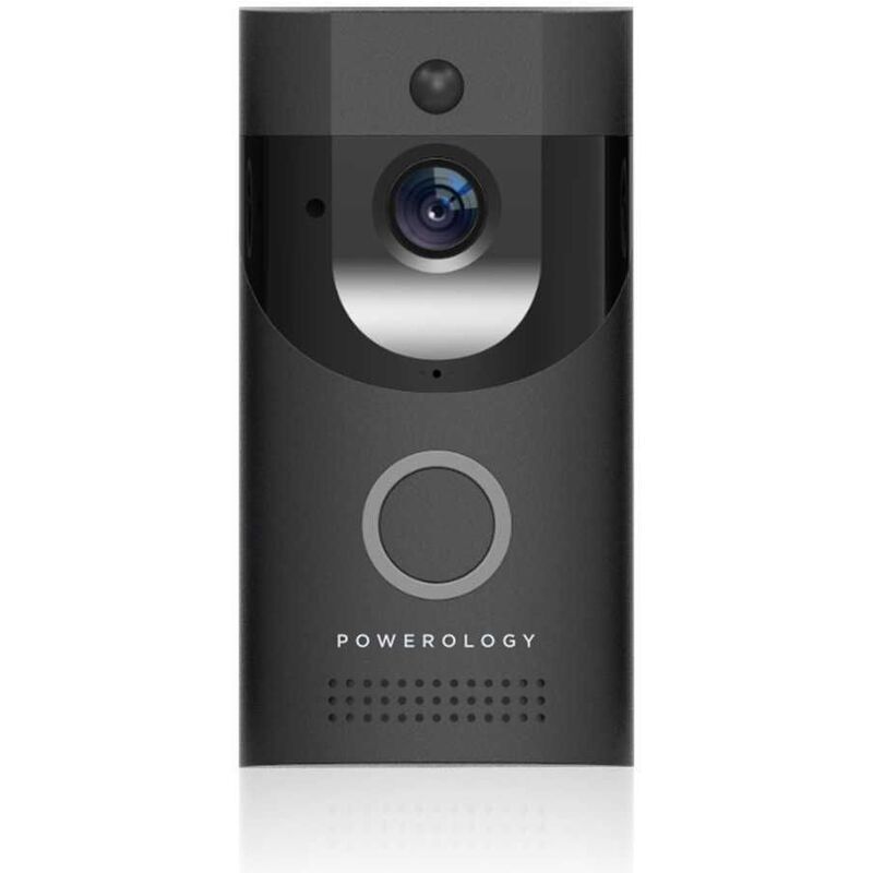 Powerology Smart Video Doorbell Black