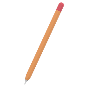 غلاف سيليكون بلون ثنائي الدرجة لقلم ابل من الجيل الأول والثاني غطاء من السيليكون، 1 غطاء سفلي من السيليكون