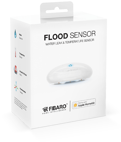 Fibaro Flood Sensor Apple Homekit White