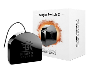 Fibaro Single Relay Switch Black