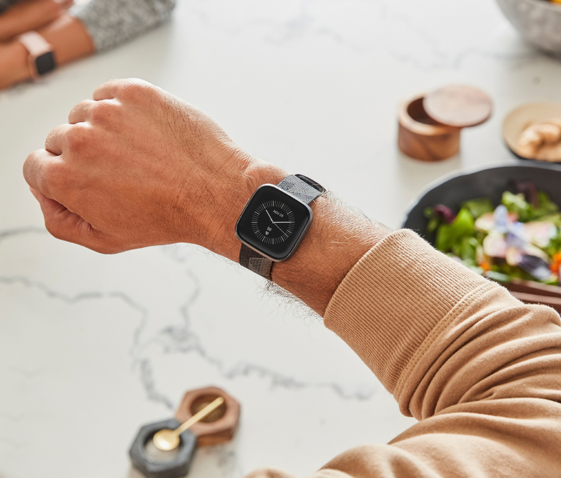 Fitbit Versa 2 Smartwatch Black,Grey AmOLED 3.55 cm (1.4 Inch)