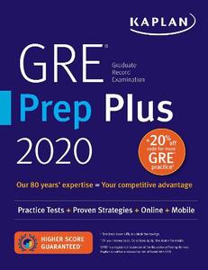 Gre Prep Plus 2020: 6 Practice Tests + Proven Strategies + Online + Video + Mobile