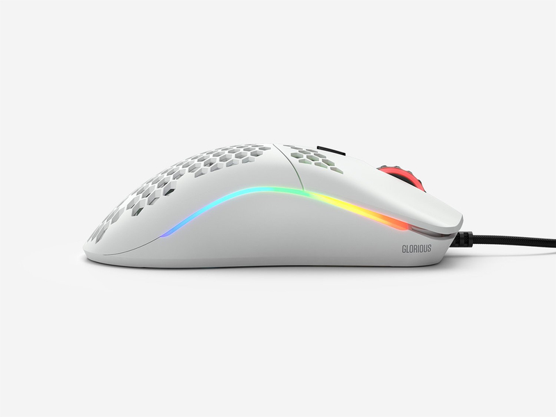 Glorious Model O Gaming Mouse Optical Pixart Pmw 3360 12000 Dpi Wired White
