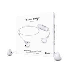 Happy Plugs Earbud Plus Wireless White