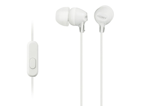 Sony Mdrex15Ap White Earphones