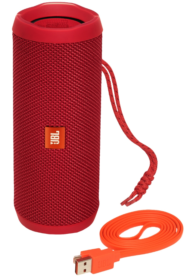 JBL Flip 4 Red Waterproof Portable Bluetooth Speaker