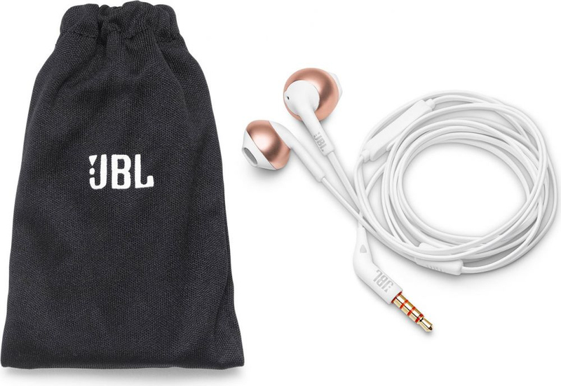 JBL T205 In-Ear Binaural Wired Earphones Rose Gold