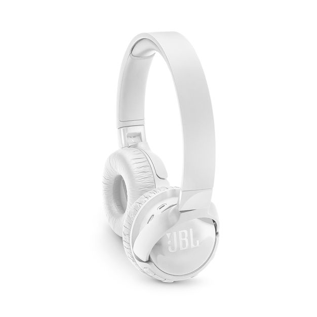 JBL Tune 600 White Bluetooth Noise Cancelling On Ear Headphones