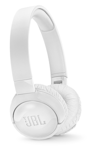 JBL Tune600 White Bluetooth Noise Cancelling On-Ear Headphones