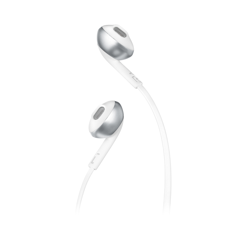 JBL Tune 205 Silver Bluetooth In Ear Earphones