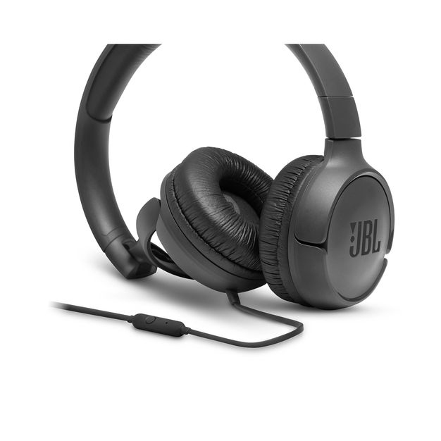 جي بي ال سماعة أذن للأجهزة الجوالة تيون 500 للأذنين عصابة رأس سوداء