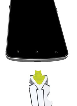 Kenu Stance - Compact TriPod Mobile Phone/Smartphone Green,Silver