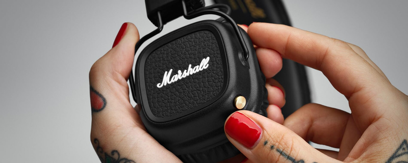 Marshall Major II Black Bluetooth Headphones