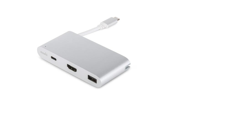 Moshi USB-C to Multiport Adapter Silver