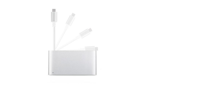 Moshi USB-C to Multiport Adapter Silver