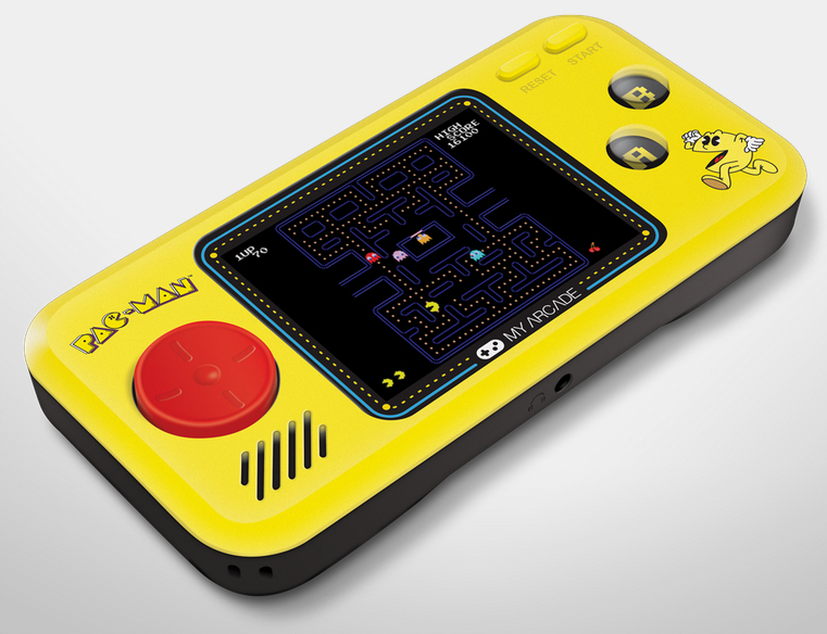 My Arcade Pac-Man Pocket Player Portable Game Console 7.11 cm (2.8 Inch) Black, Yellow