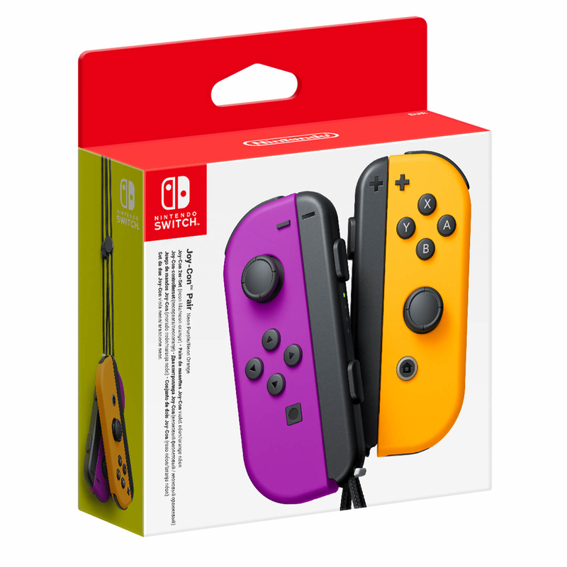 Nintendo Switch Joycon L R Purple Orange