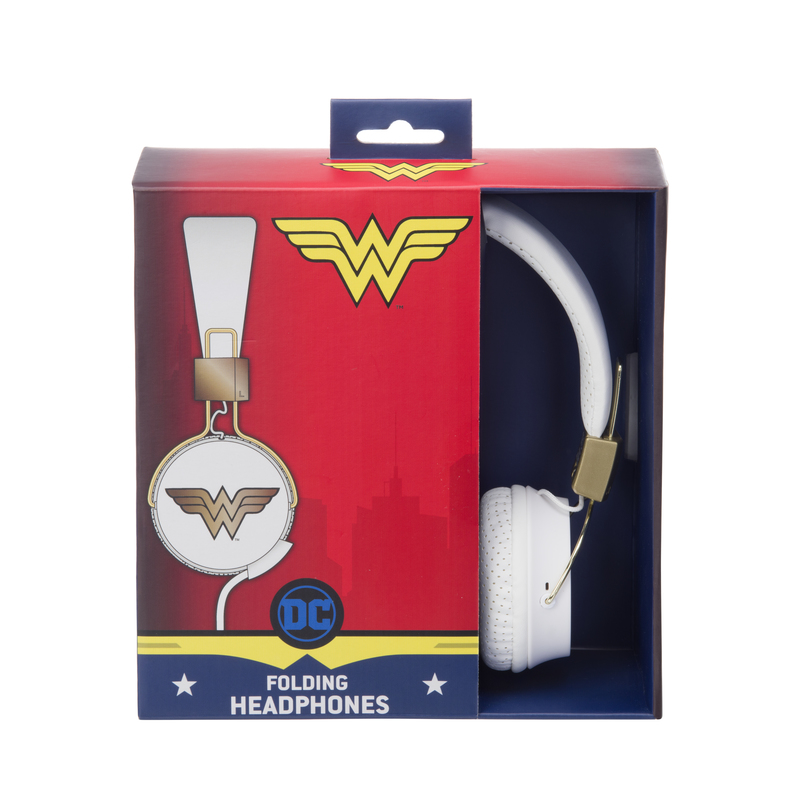 OTL Technologies DC Comics Wonder Woman Headphones Head-Band Gold,White