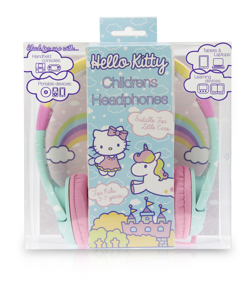 OTL Technologies Hello Kitty Unicorn Headphones Head-Band Pink,Turquoise,White