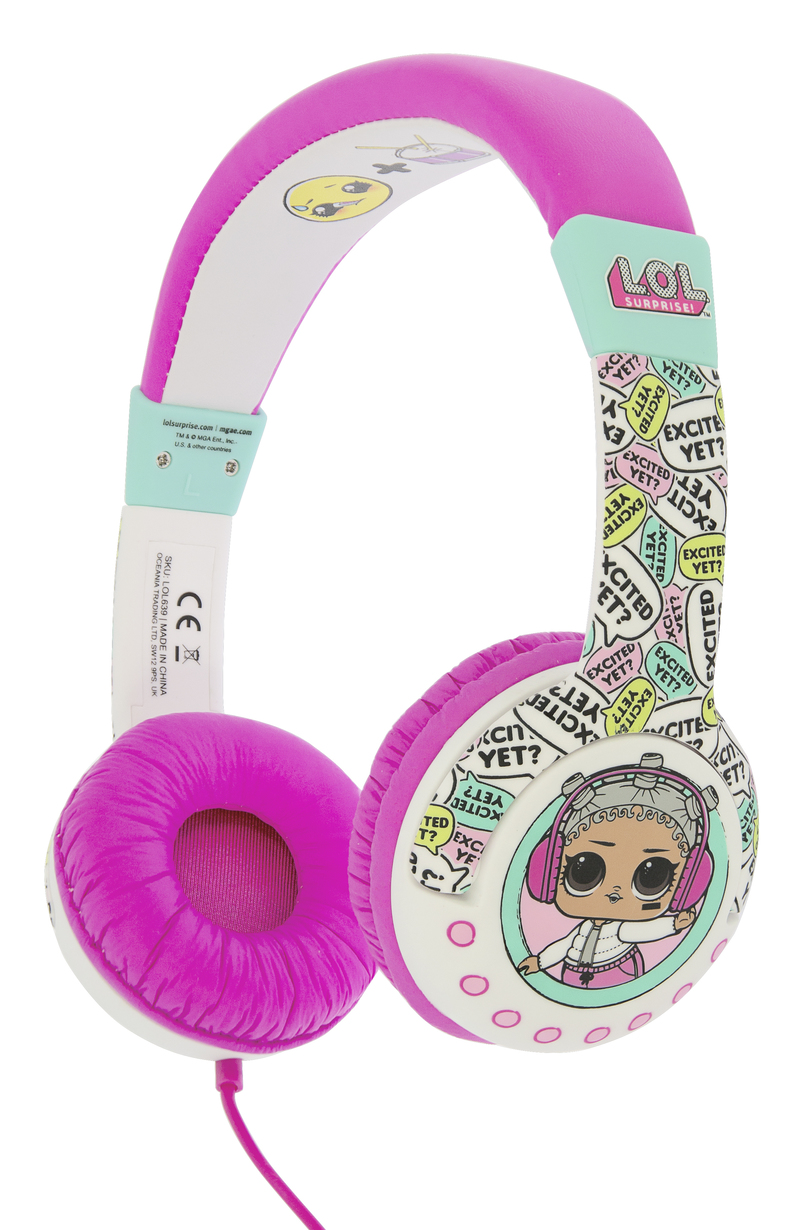 OTL Technologies Lol Surprise Multi Club Headphones Head-Band Pink,Turquoise,White