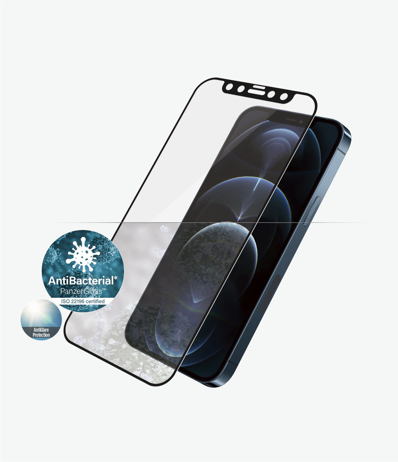 Panzer Glass Apple iPhone 12 6.7 Inch Cf Edge to Edge Black Frame Anti Glare